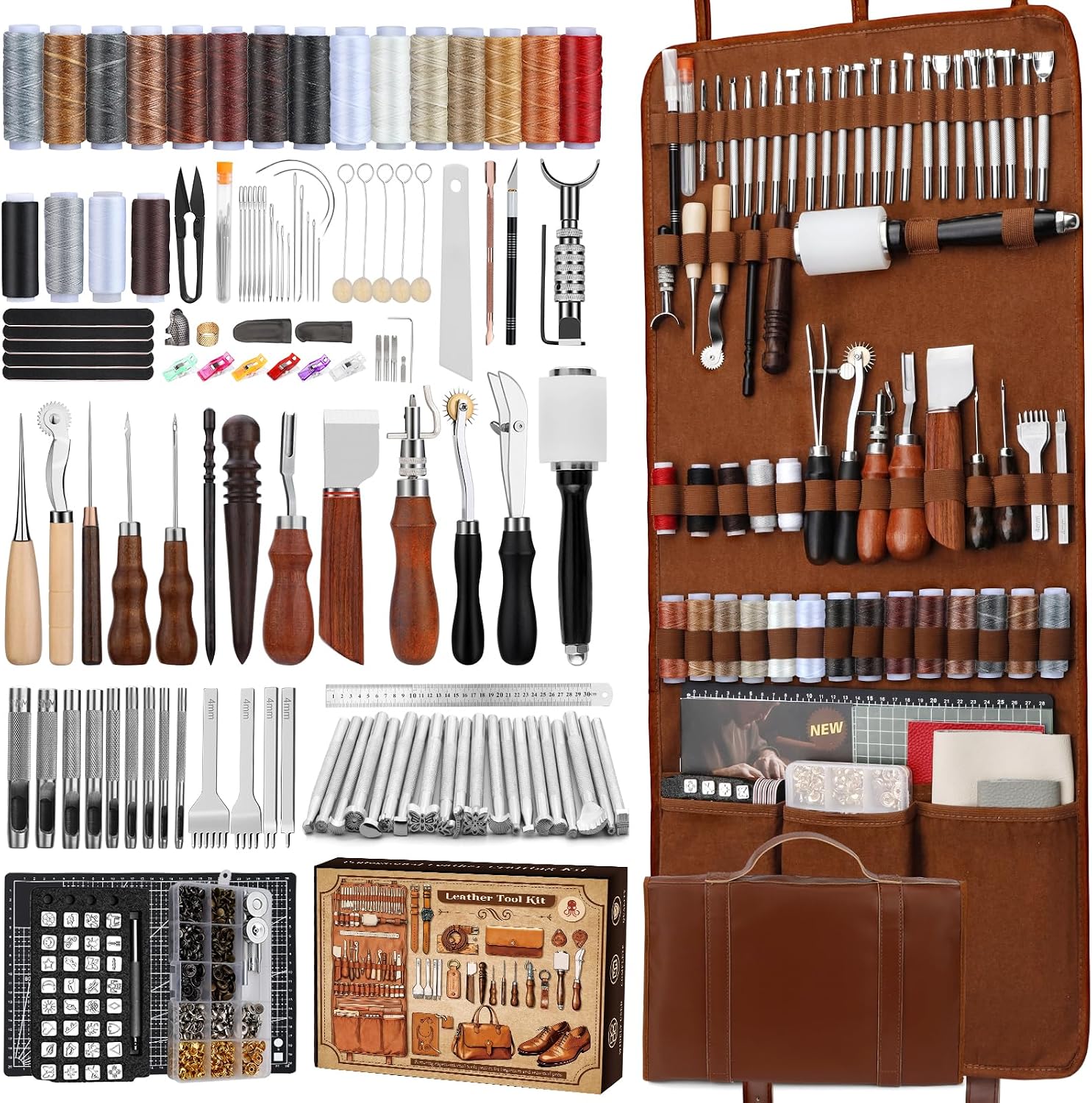 Leather Working Kit, Leather W - Tool Bag ulasan dan harga