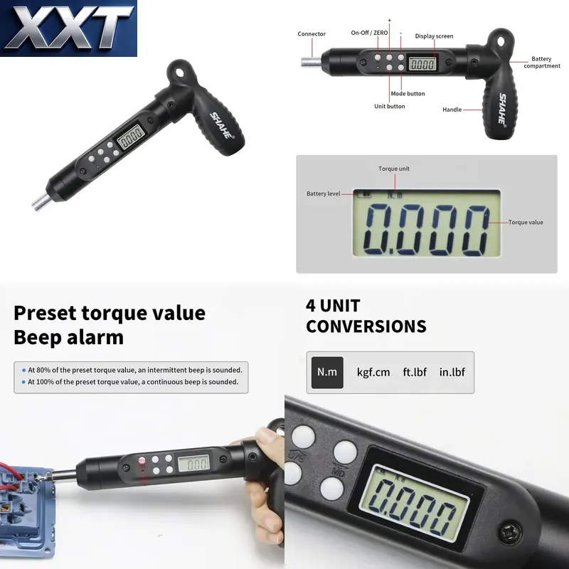 XXT SHAHE Digital Torque Screw - Screwdriver Set ulasan dan harga
