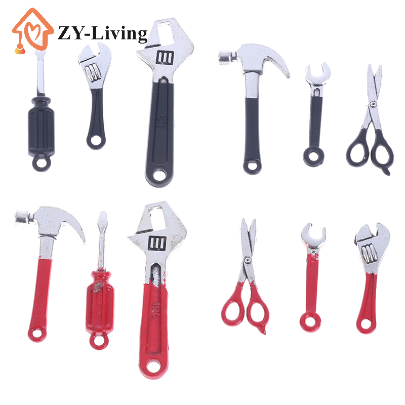 6Pcs/Set Dollhouse Mini Repair - Wrench Set ulasan dan harga